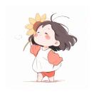 小妮儿，头像
