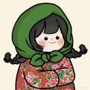 采蘑菇的小姑娘