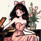 哦啦啦的钢琴谱