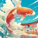 鱼跃龙门