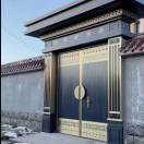 荆州公安县来个专业安装门师傅装一个庭院门＋门头800元