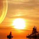 天高云淡朗朗天