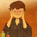 笑的像只柴郡猫