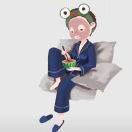 一枚，獅子