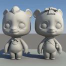 二十三的头像-STL下载网_3D打印模型网_3D模型库_3D打印模型素材_3D打印机